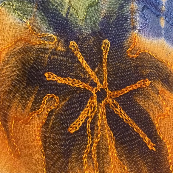 - - Colorful tropical dress - Picture 2 of 3